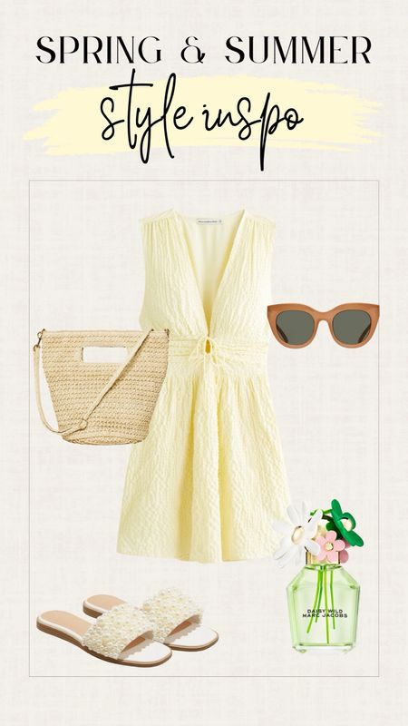 Summer outfit ideas. Summer dress. Yellow dress. Vacation dress. Sundress. Spring outfits. 

#LTKGiftGuide #LTKSeasonal #LTKFestival