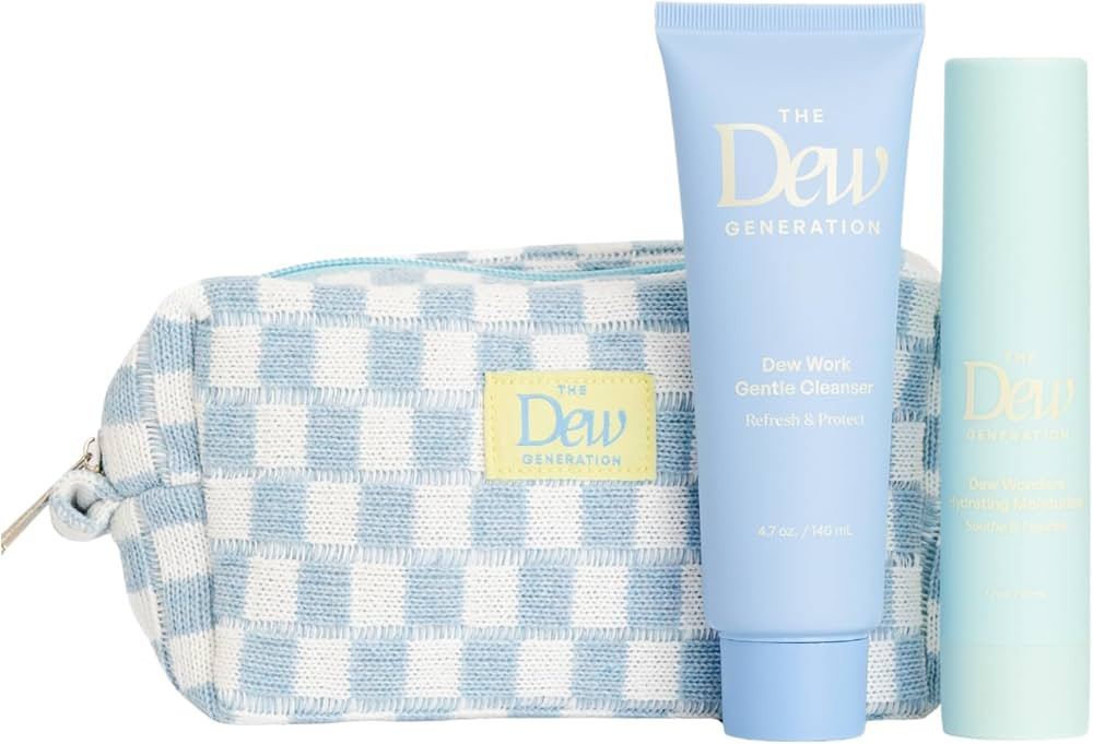 Dew-O Kit Kids Skin Care Set with Cleanser & Moisturizer | Skincare for Kids Face Wash + Travel B... | Amazon (US)
