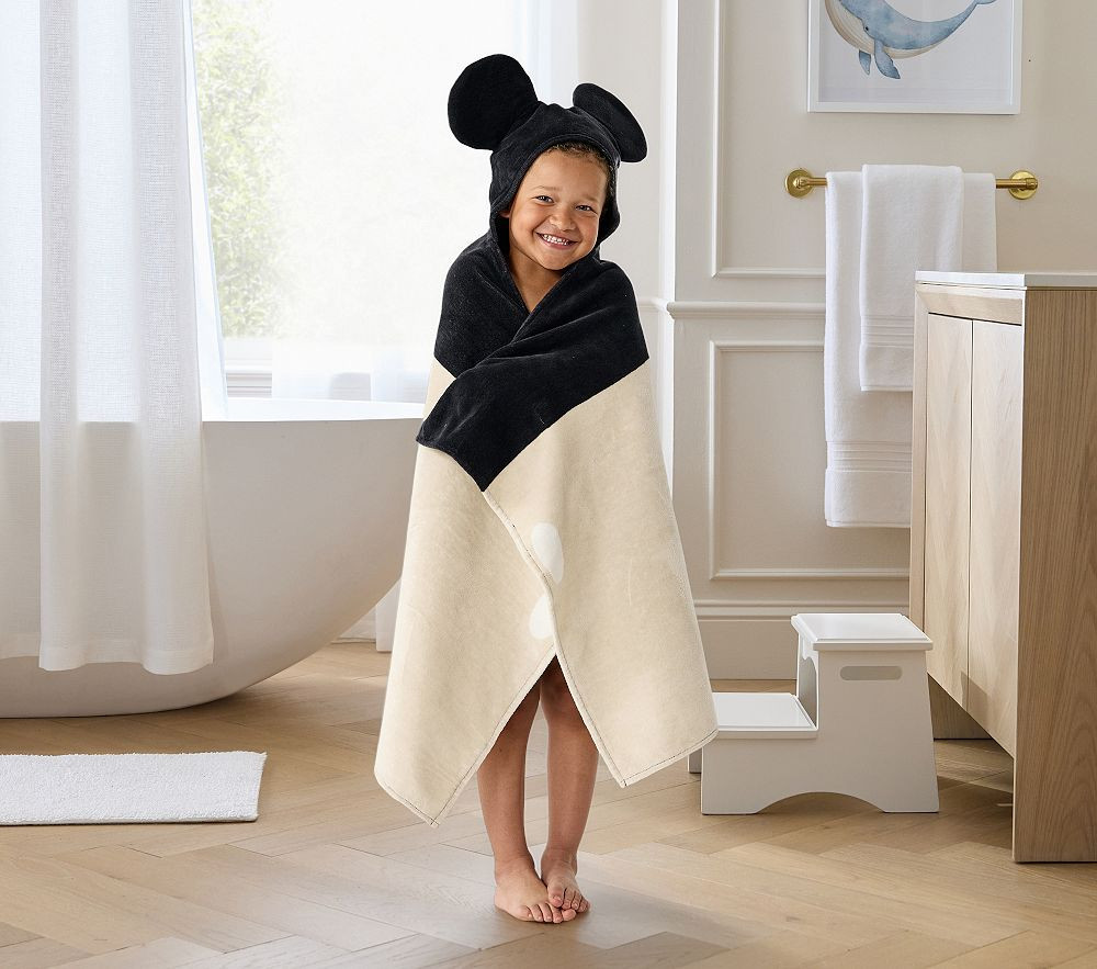 Disney Mickey Mouse Kid Hooded Towel | Pottery Barn Kids