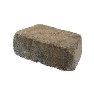 Beltis 4 in. x 11 in. x 6 in. Tan Charcoal Concrete Retaining Wall Block | The Home Depot