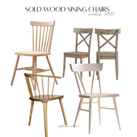 Wood Dining Room Chairs

#LTKhome