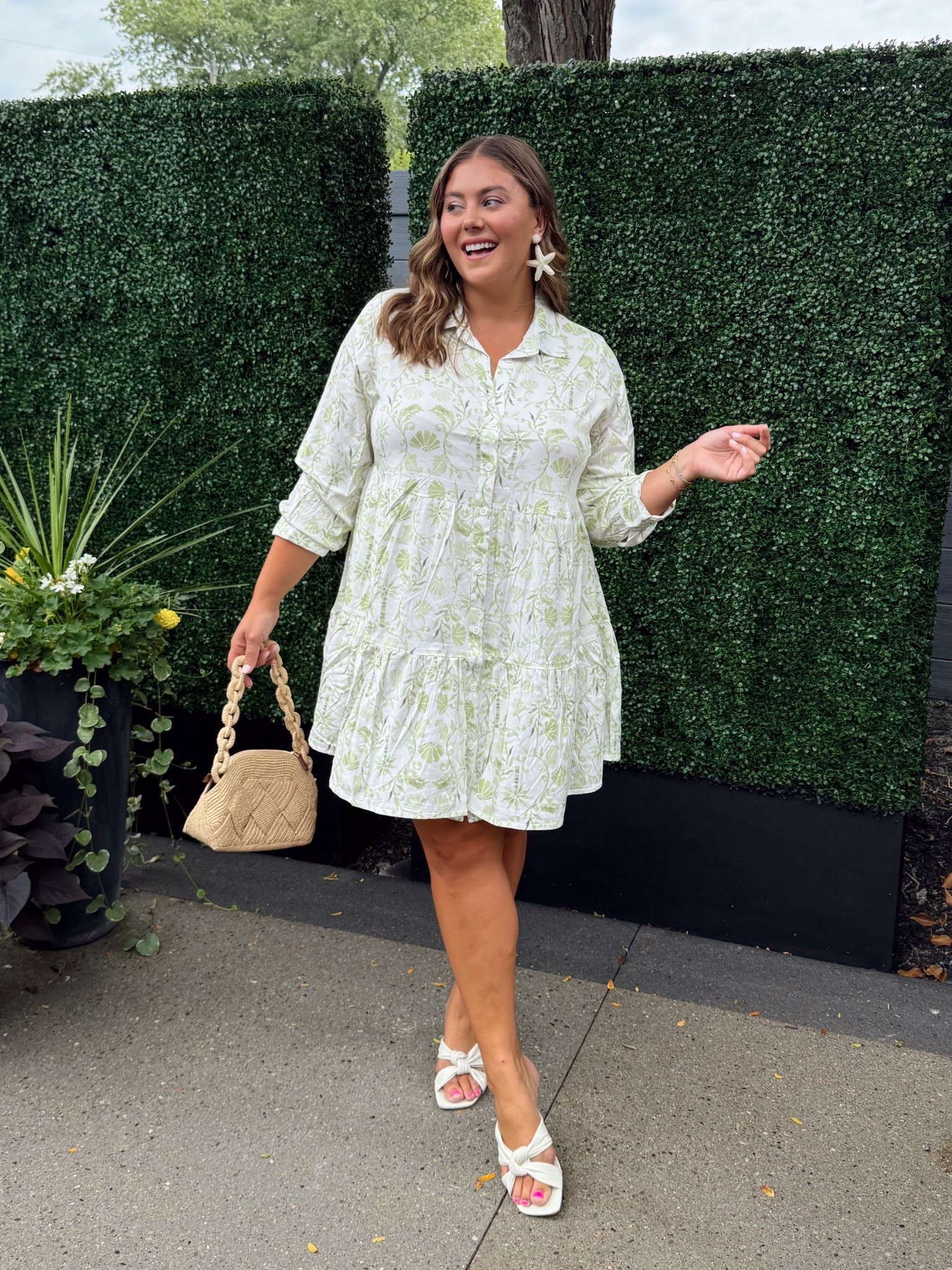 Work appropriate, teacher outfit, transitional outfit inspo - wearing size 1 in dress. 

#LTKStyleTip #LTKPlusSize #LTKWorkwear