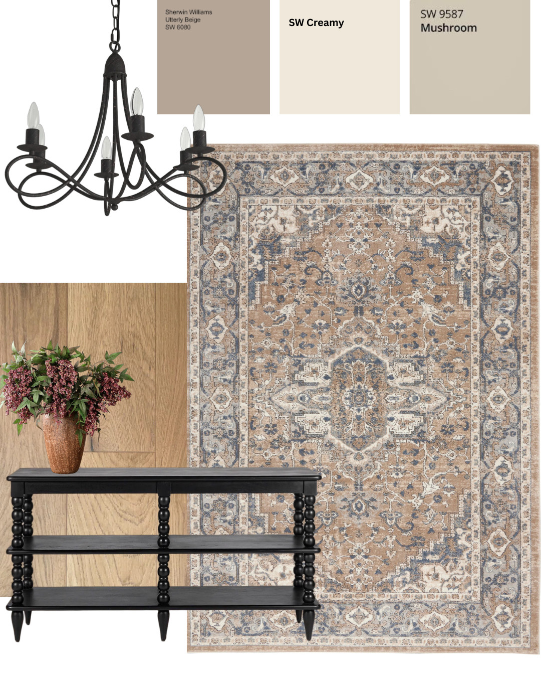 Mood boards for foyers. Because first impressions last. 

Do you need a mood board with ideas and colours for your grand entrance? 

#foyer #entrance #hallway #frontdoor #wayfairhome #amazonmusthaves #amazonfinds #arearug #foyertable #halltable #sherwinwilliams #chandelier  #moodboards #colourconsultations #colourpalette #paintcolours  

 #LTKhome #LTKstyletip #LTKfamily