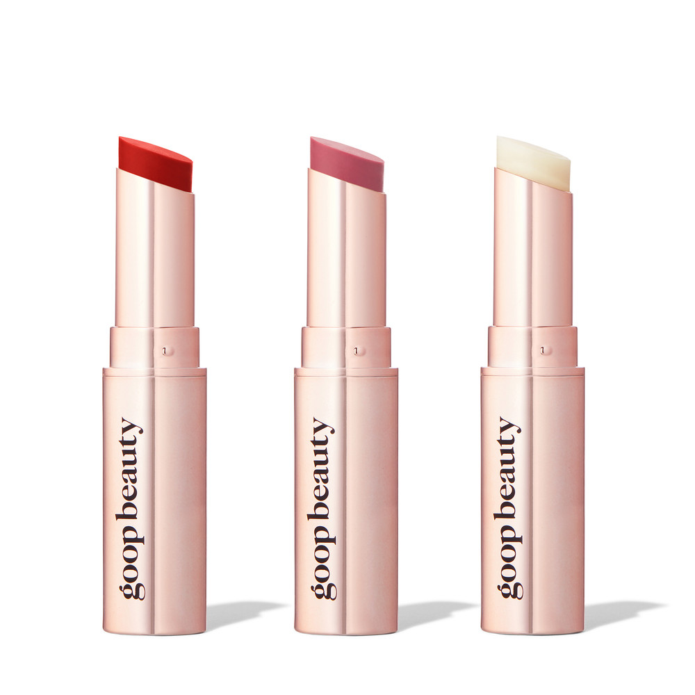 goop Beauty GOOPGENES Clean Nourishing Lip Balm Trio | goop | goop