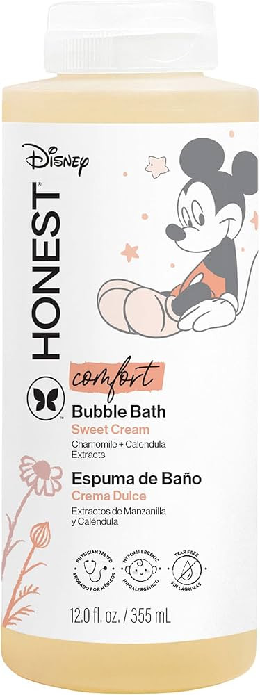 The Honest Company Foaming Bubble Bath Gentle Enough for Baby Dermatologist Tested Tear-Free Hypo... | Amazon (US)
