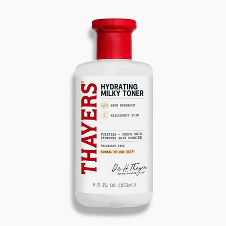 Thayers Milky Hydrating Face Toner with Snow Mushroom and Hyaluronic Acid 8.5 fl oz | Walmart (US)