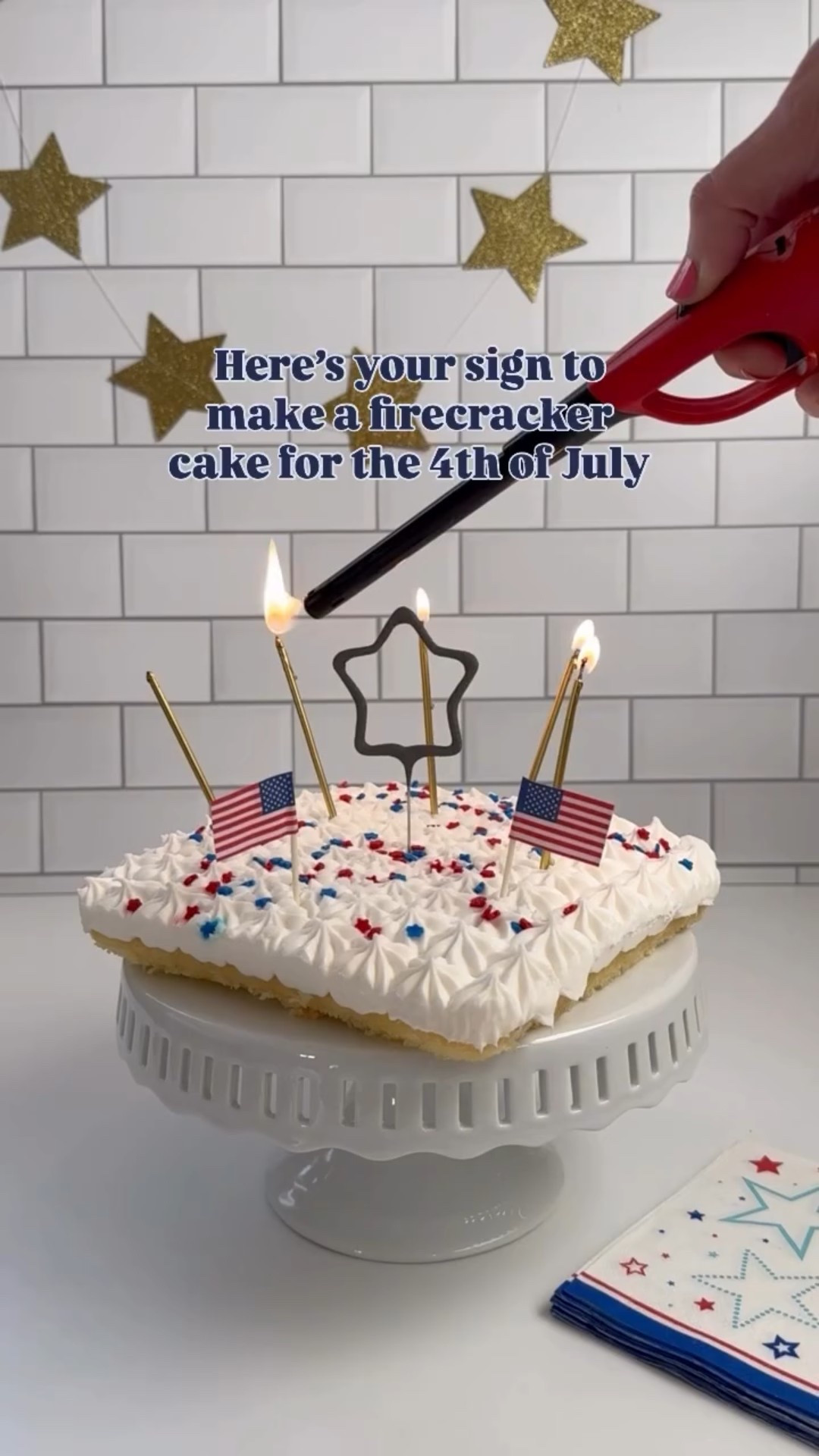Easy 4th of July cake idea 

#LTKSeasonal