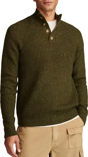 Lucky Brand Nep Half Button Sweater | Nordstrom | Nordstrom