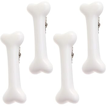 Lurrose 4pcs Dog Bone Hairpins Halloween Christmas Decorative Hair Clips Glowing Cosplay Costume ... | Amazon (US)