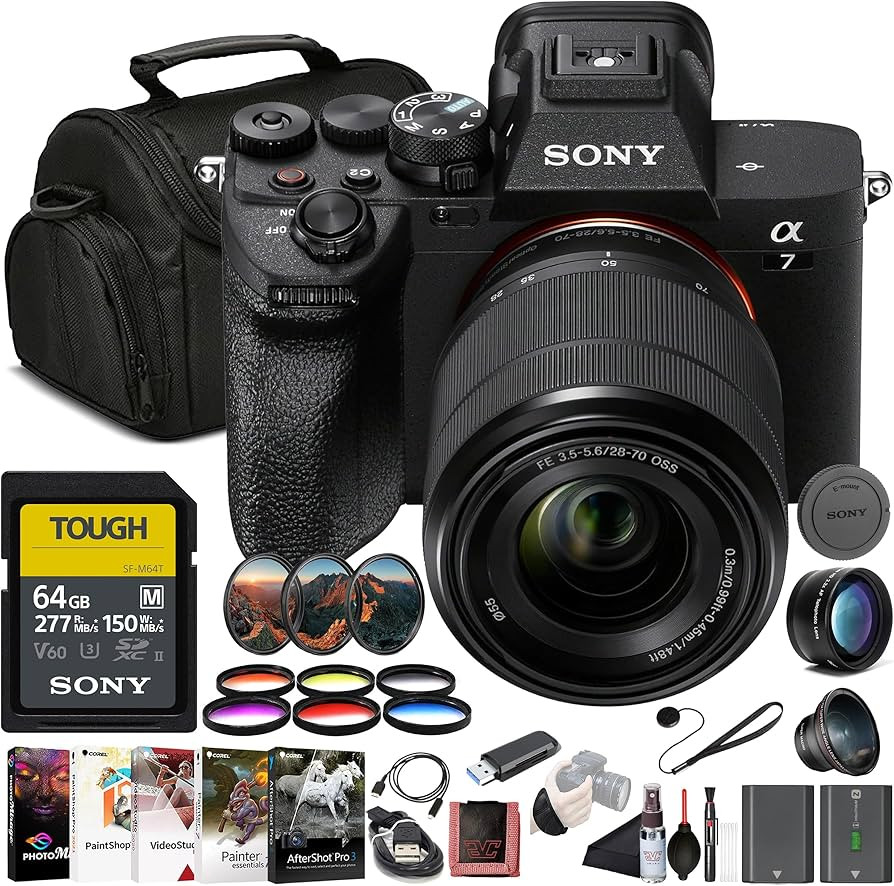 Sony α7 IV Mirrorless Camera Kit (ILCE-7M4K/B) with 28–70mm OSS Lens | 33 MP Full-Frame Sensor... | Amazon (US)
