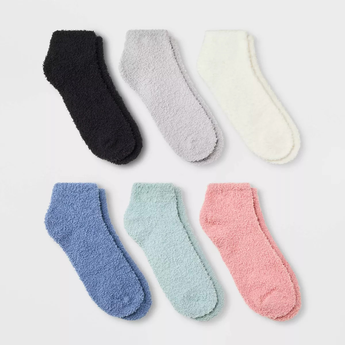 Women's 6pk Cozy Low Cut Socks - 4-10 | Target