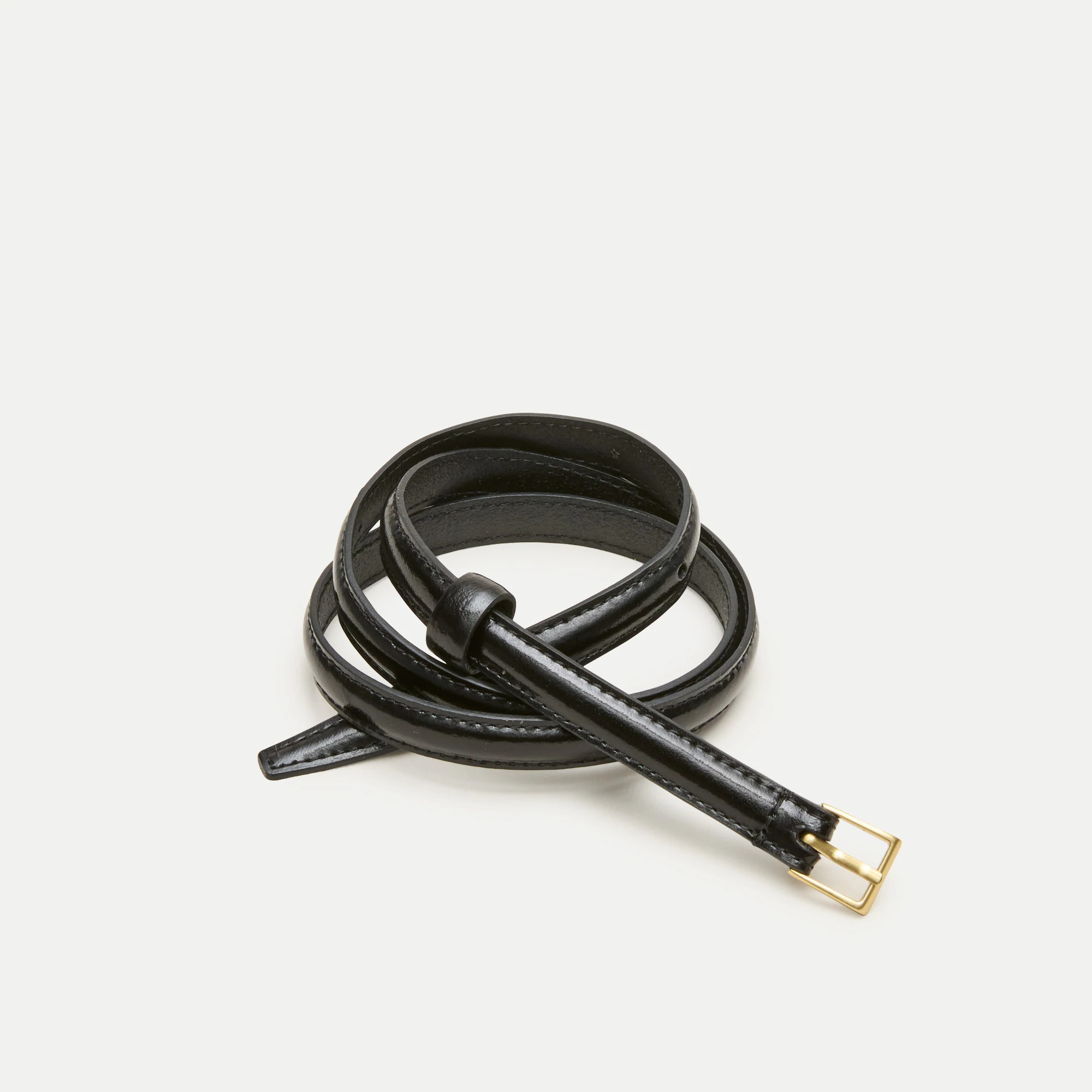 Berkeley skinny belt in Italian leather | J. Crew US