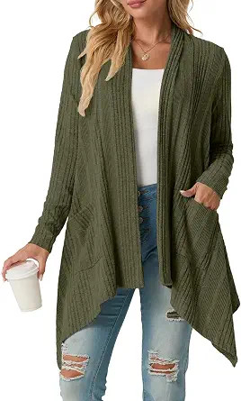 GRECERELLE Women's Long Sleeve Lightweight Cardigan Sweater | Amazon (US)