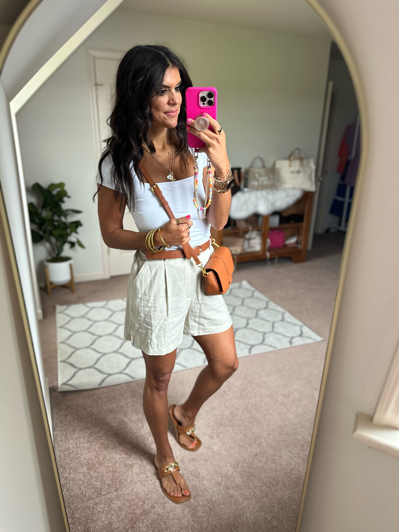 Summer Walmart outfit! Size small in tee and shorts (could have done xs in shorts)
Sandals tts 

#LTKFindsUnder100 #LTKStyleTip #LTKSaleAlert