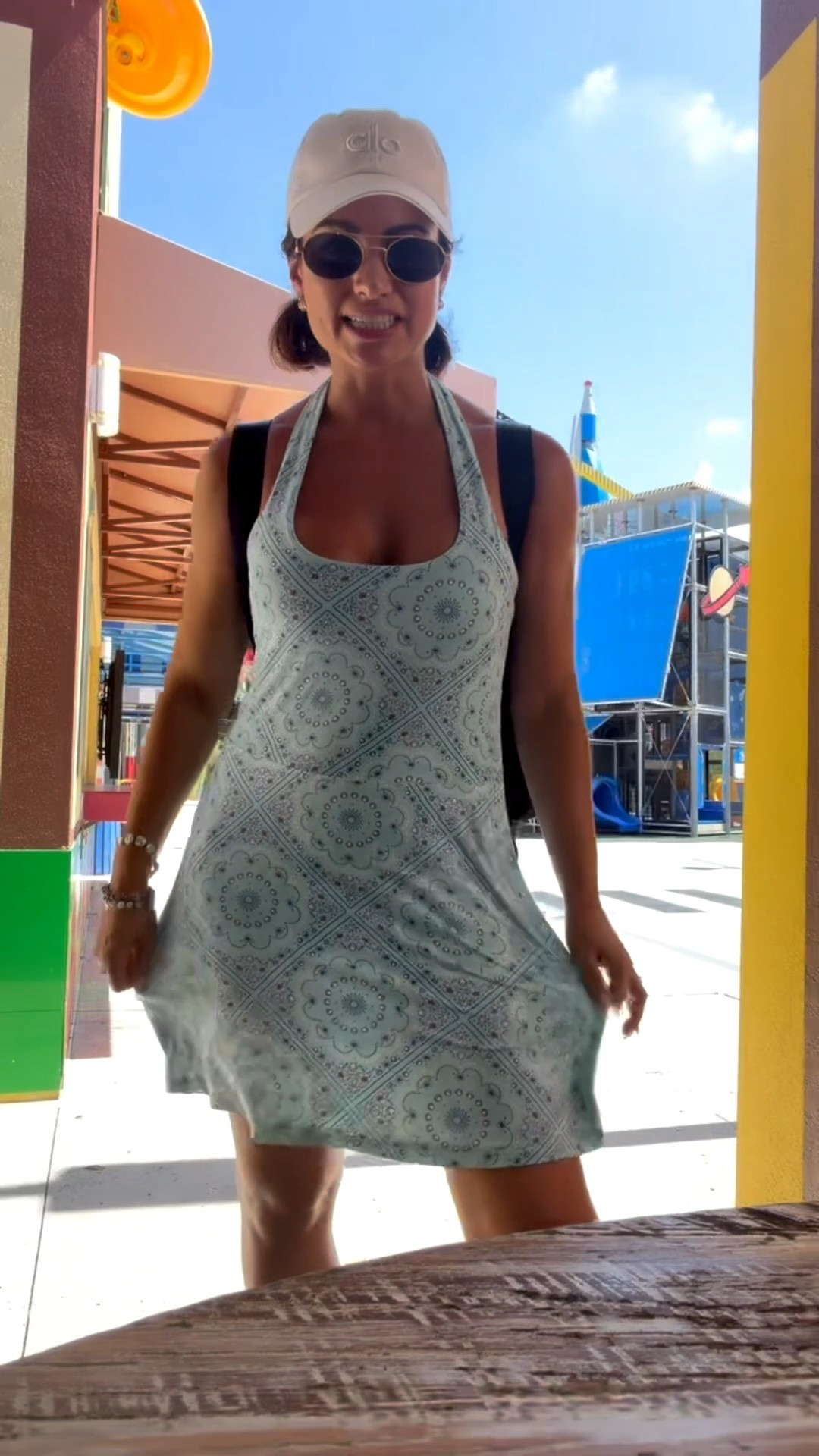 Out with my family for a full day of fun, and I wanted to share my ootd with you all! ☀️

This cute blue activewear dress is from @Target and has a built in bra and shorts. Really easy to move around in and so comfortable!

This would be great for the Fourth of July as well! HOKAs are also the most comfortable walking shoes ever - perfect for travel, running errands, amusement parks, etc.!

#LTKActive #LTKmomlife #LTKootd