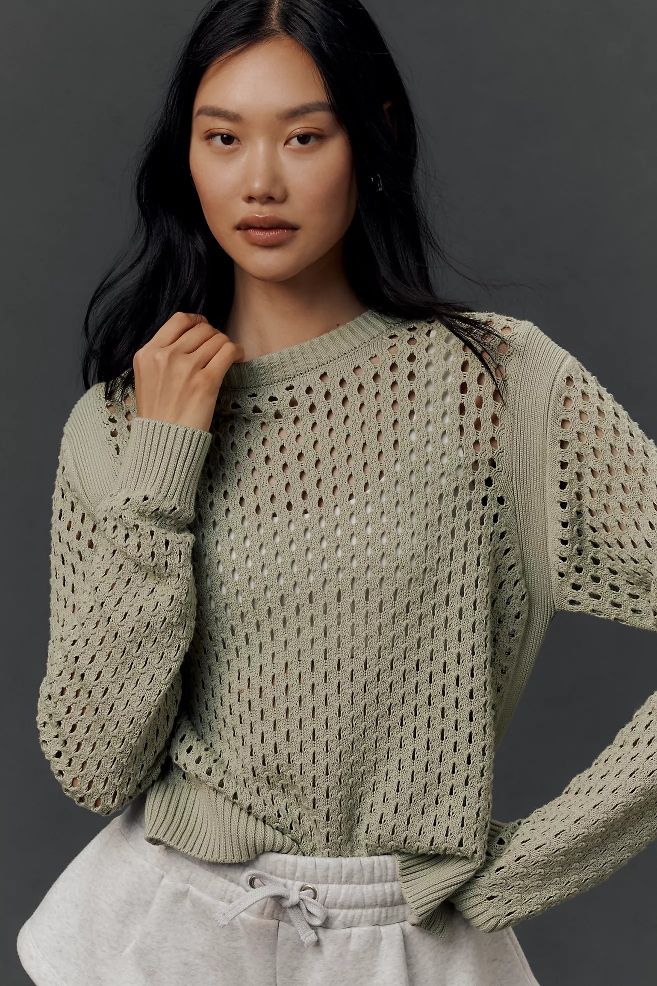 Varley Hains Knit Crew Sweater | Anthropologie (US)