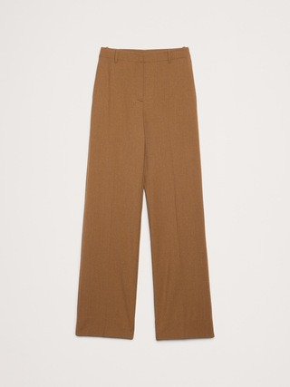 High-Rise Modern Straight Italian Wool Pant | Banana Republic (US)