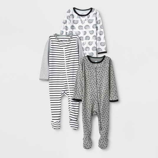 Baby 3pk Zip-Up Sleep N' Play - Cloud Island™ ...