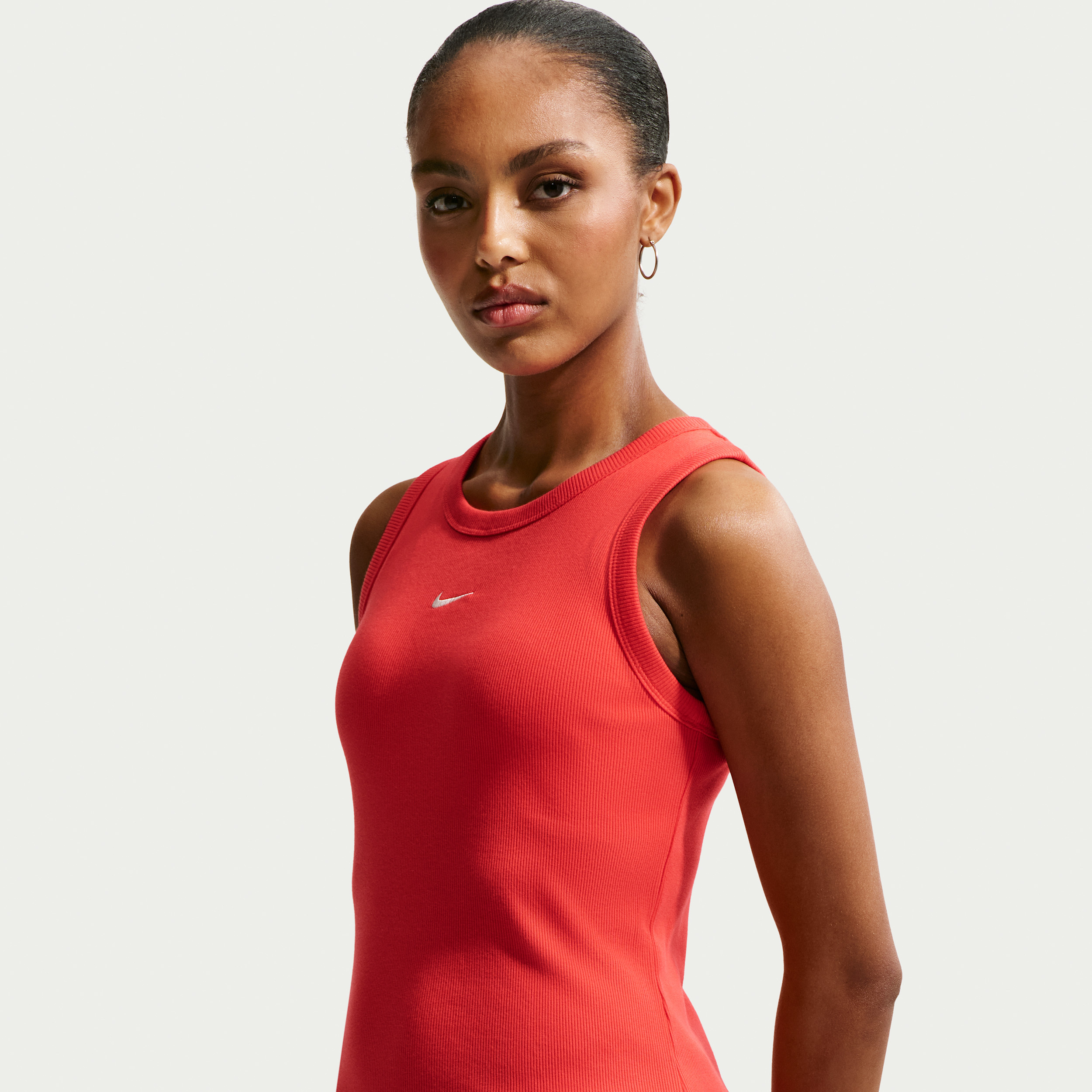 Women's Nike Sportswear Tight Ribbed Tank Top in Red | IH7956-696 | Nike (US)