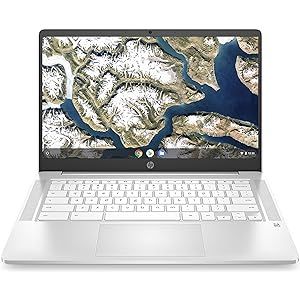 HP Chromebook 14-inch HD Laptop, Intel Celeron N4000, 4 GB RAM, 32 GB eMMC, Chrome (14a-na0020nr,... | Amazon (US)