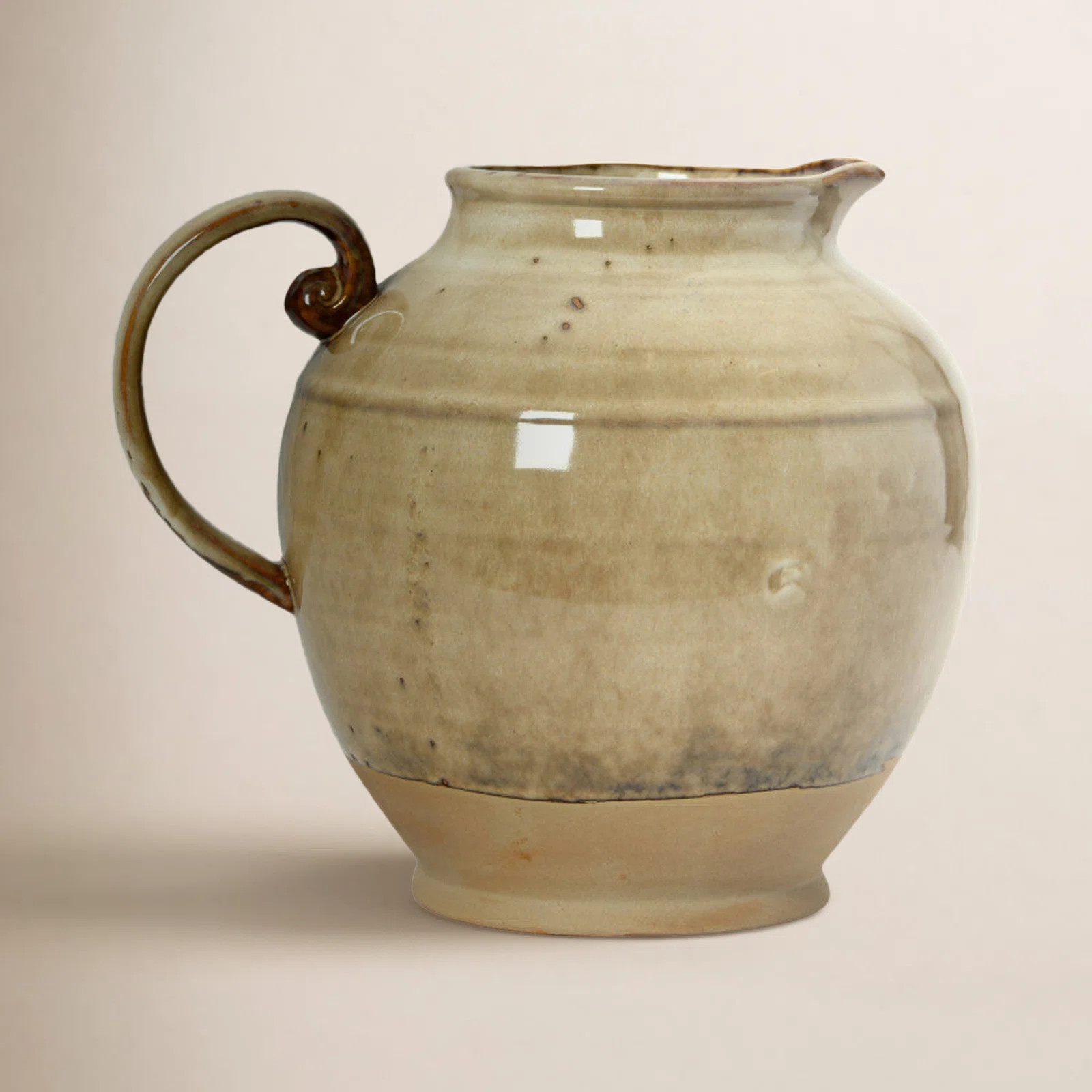 Natsuki Stoneware Pitcher in Reactive Glaze | Wayfair North America