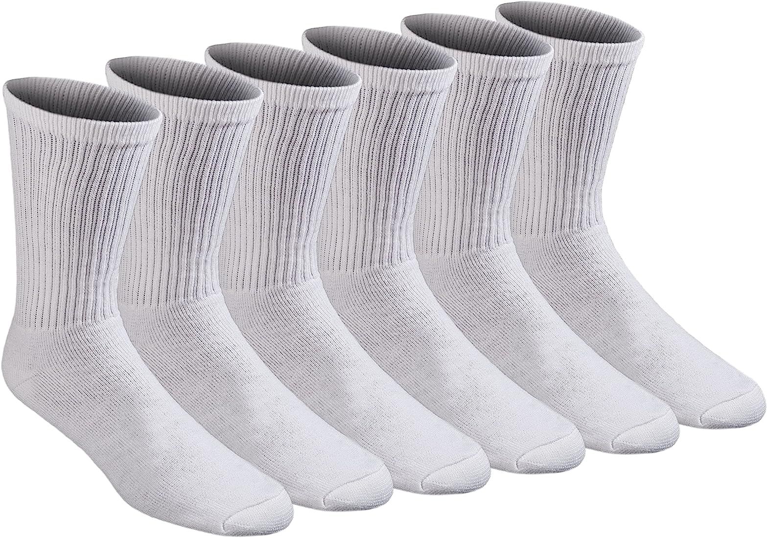 Dickies Men's All Purpose Cushion Crew Socks (6/12 Packs) | Amazon (US)