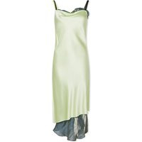 Helmut Lang Women's Stretch Satin Slip in Electric Yellow, Size UK 8 | END. Clothing | End Clothing (US & RoW)