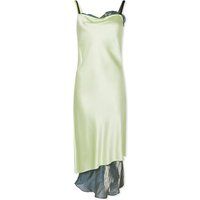 Helmut Lang Women's Stretch Satin Slip in Electric Yellow, Size UK 8 | END. Clothing | End Clothing (US & RoW)
