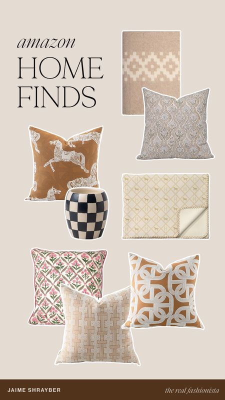 Amazon home finds I just bought! Pillows, throw blankets 

#LTKHome #LTKStyleTip