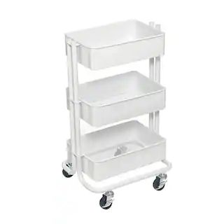 White Lexington Mini Rolling Cart by Simply Tidy™ | Michaels | Michaels Stores