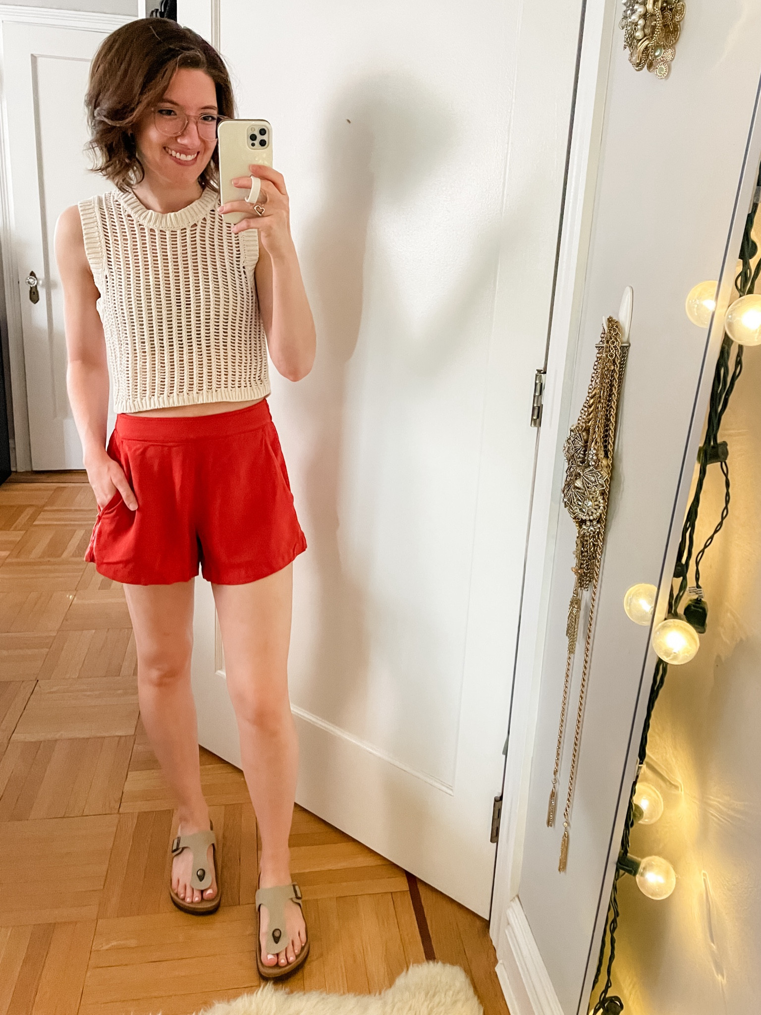 Sweater tank: TTS
Drapey shorts: TTS
Sandals: TTS


#LTKSaleAlert #LTKSummerSales #LTKShoeCrush