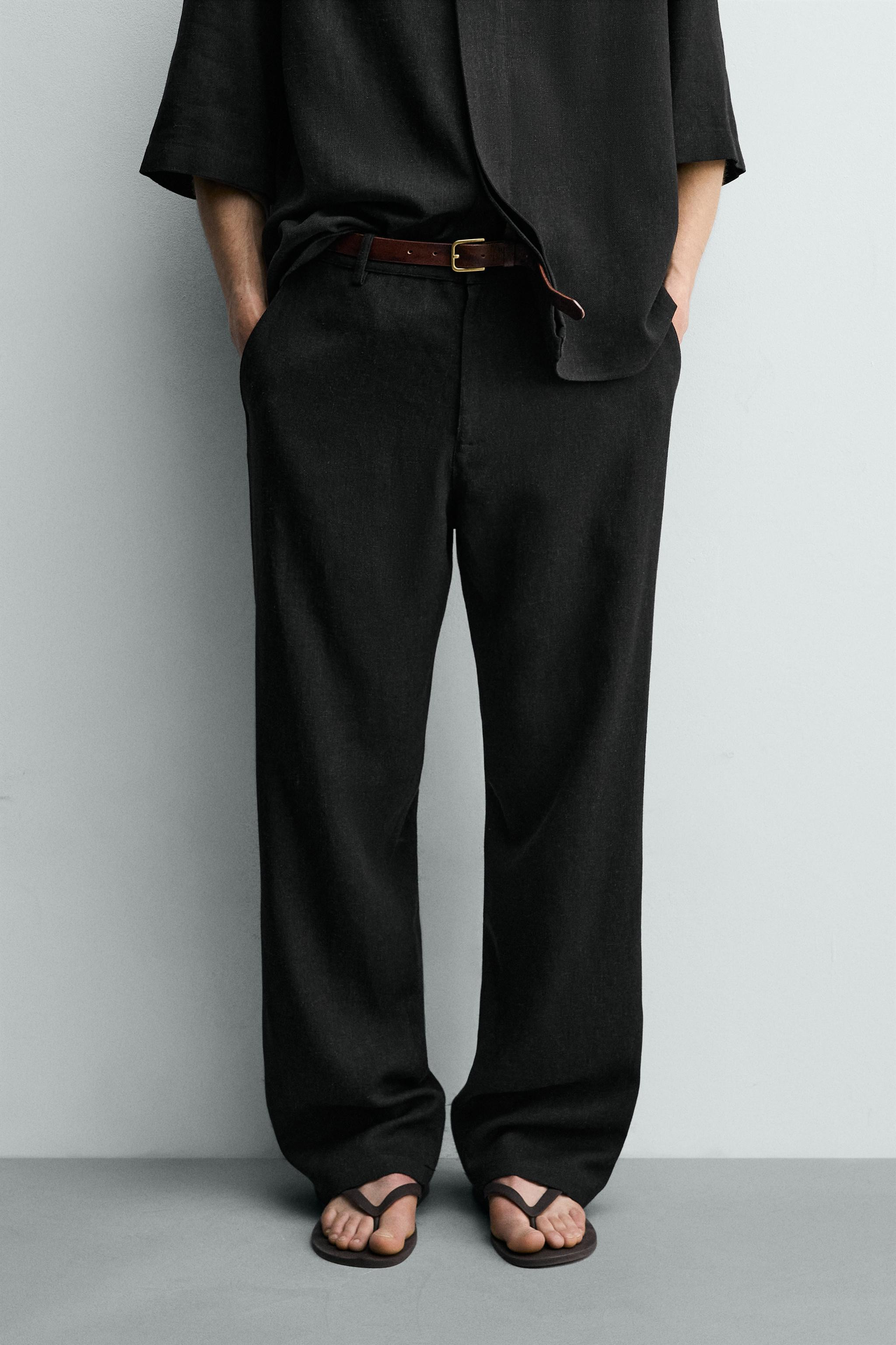 RELAXED FIT VISCOSE-HEMP SHIRT | Zara UK