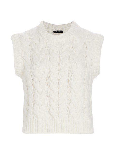Alexis Cable-Knit Sweater Vest | Saks Fifth Avenue