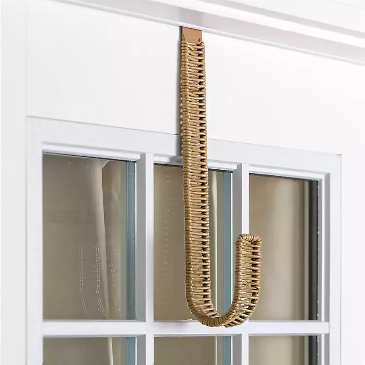 Woven Rattan Wreath Hanger | Kirklands