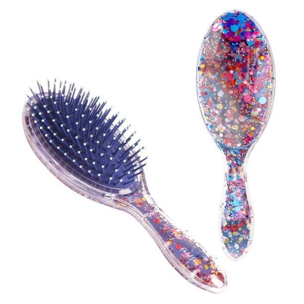 Packed Party Throw Confetti Detangling Hair Brushes, Multicolor - Walmart.com | Walmart (US)