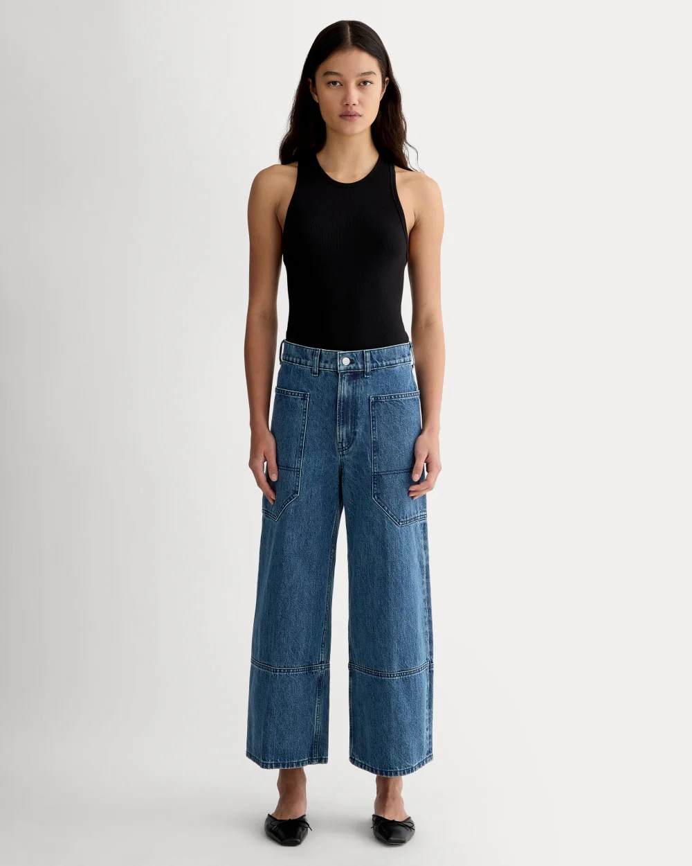 Everlane Way-High� Gardener Cropped Jean In Diamond Stone, Size 27, Cotton | Everlane