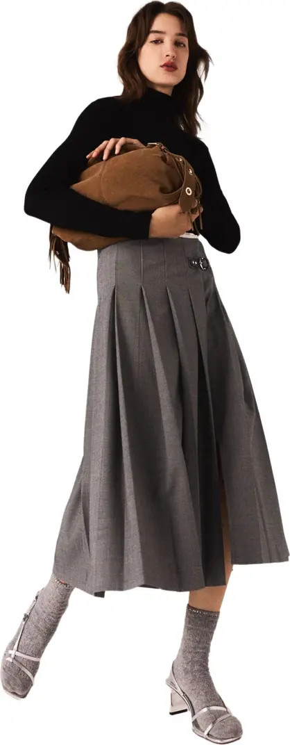 Long pleated skirt | Nordstrom
