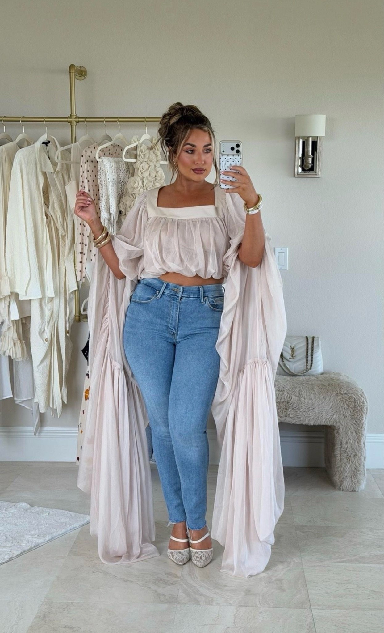 The cutest girls night out outfit that covers your arms and legs. I’m wearing a size medium and everything except a large in the pants @AKIRA 

#LTKgrwm #LTKootd #LTKMidsize

#LTKgrwm #LTKootd #LTKTravel