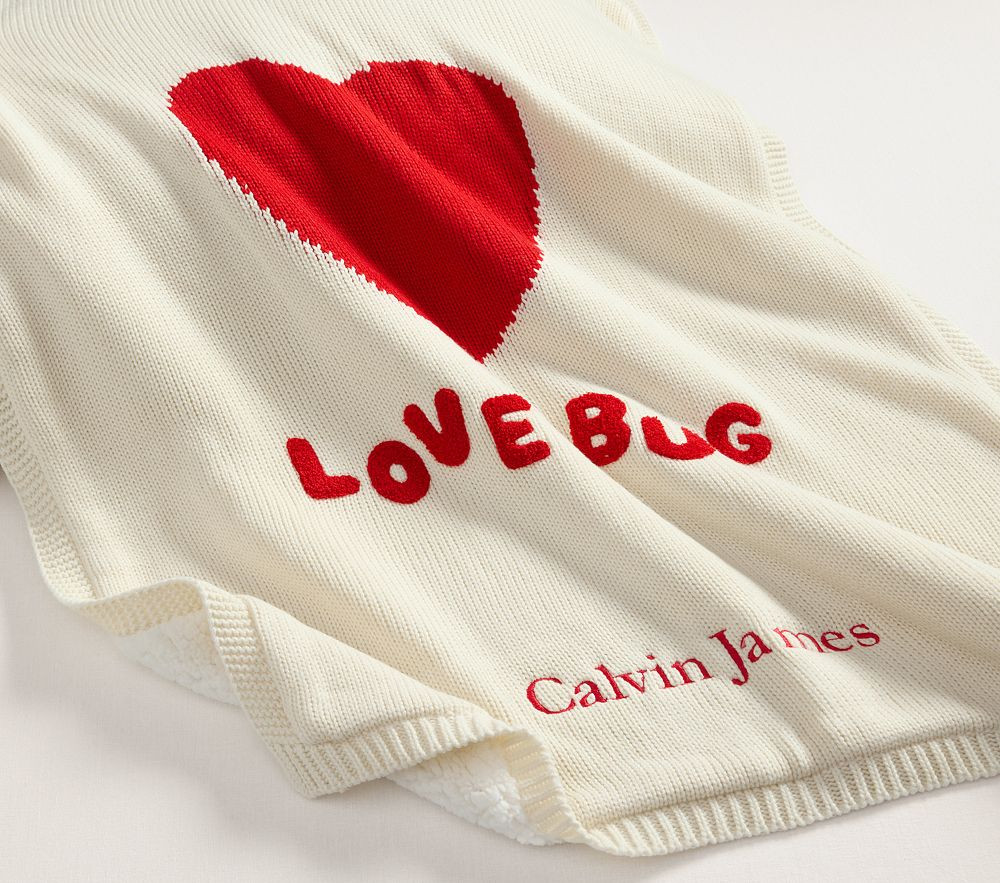 Love Bug Heirloom Baby Blanket | Pottery Barn Kids