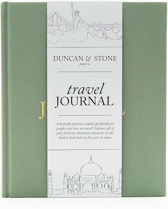 DUNCAN & STONE PAPER CO. Travel Journals - Elegant Journaling Notebook To Record All Your Travel ... | Amazon (US)