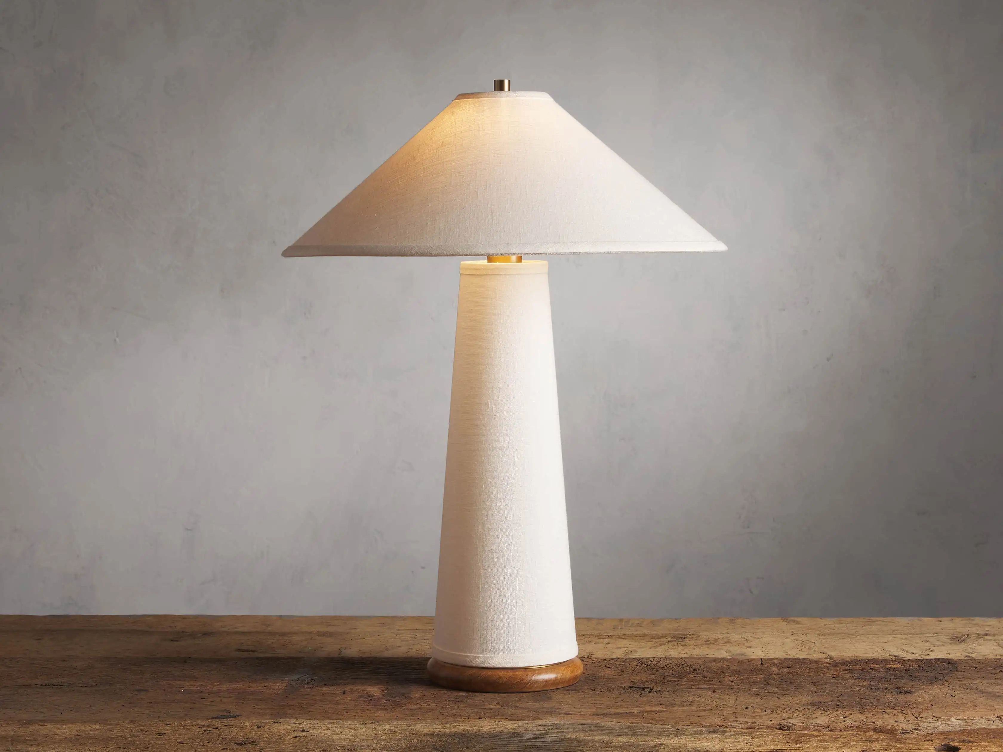 Ombra White Table Lamp | Arhaus