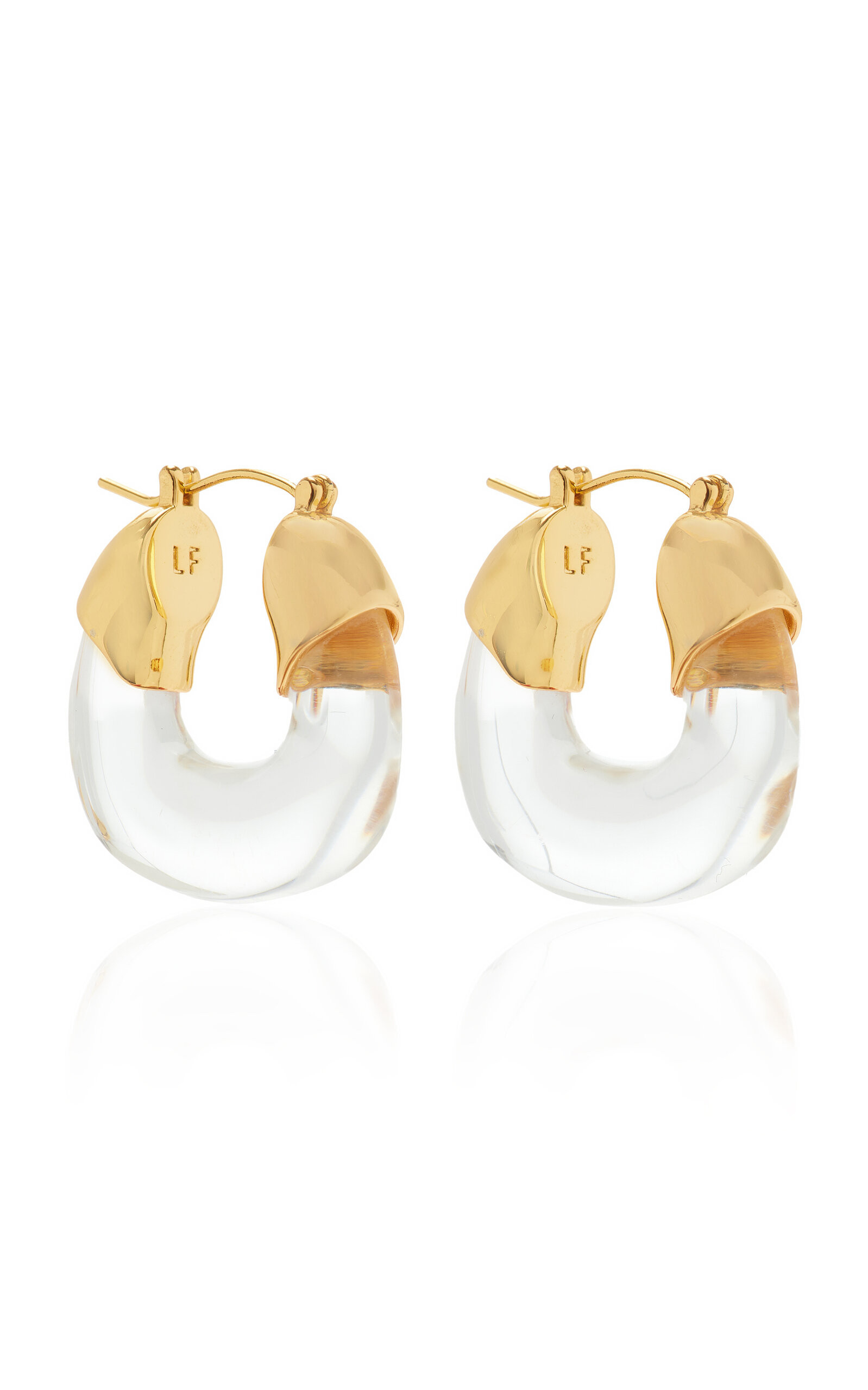 Lizzie Fortunato - Mini Organic Hoop Earrings - Gold - OS - Moda Operandi - Gifts For Her | Moda Operandi (Global)