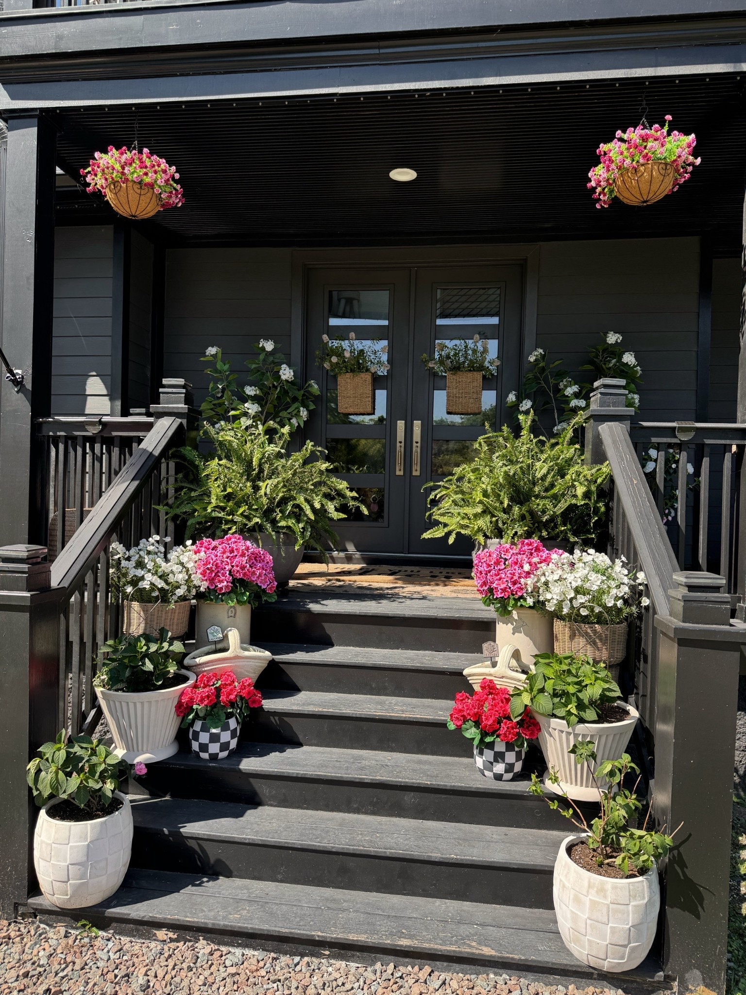Front porch happiness🌼😌🙌🏼 summer 2025! She’s not perfect but I absolutely love these steps / front door & progress we’ve made out here! 

Linked everything I could 🤎 I find a lot of my pots / planters at Home Goods + TJ Maxx! 

Home decor / outdoor / Amazon / faux flowers / planters / front door DIY / home Reno / Target / Walmart / home goods / Holley Gabrielle 

#LTKHome #LTKFindsUnder50 #LTKFindsUnder100