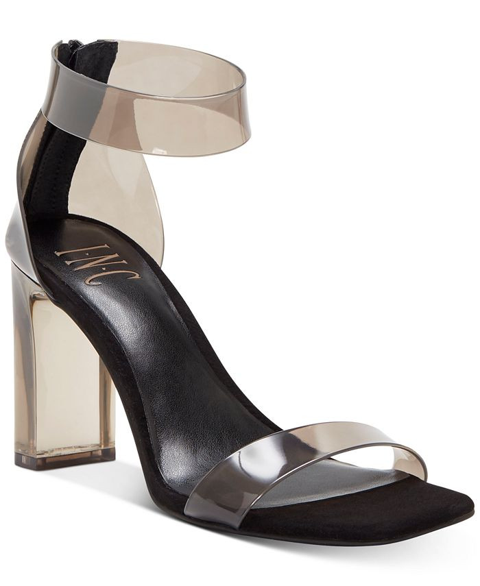 Women's Makenna Two-Piece Clear Vinyl Dress Sandals, Created for Macy's | Macys (US)