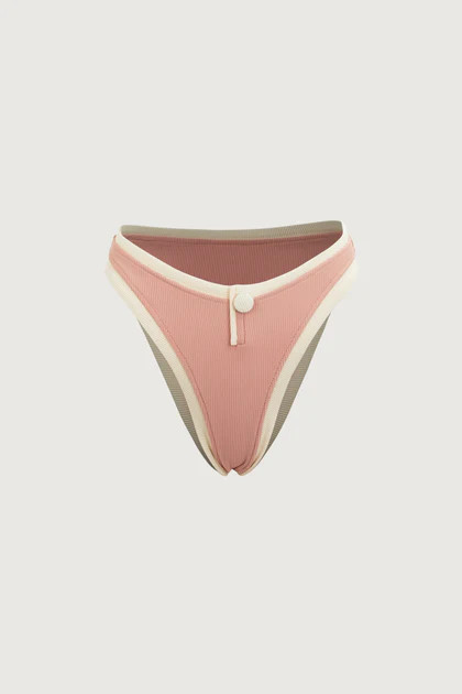 The Grace Bottom (Ribbed Blush/Cream) | SAME