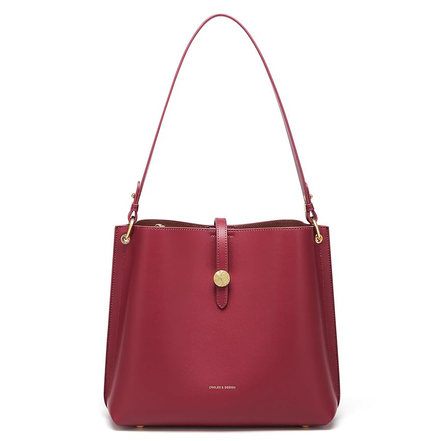 Cnoles Women Genuine Leather Designer Tote Bags Purses And Handbags For Women Fashion Ladies Top ... | Amazon (US)