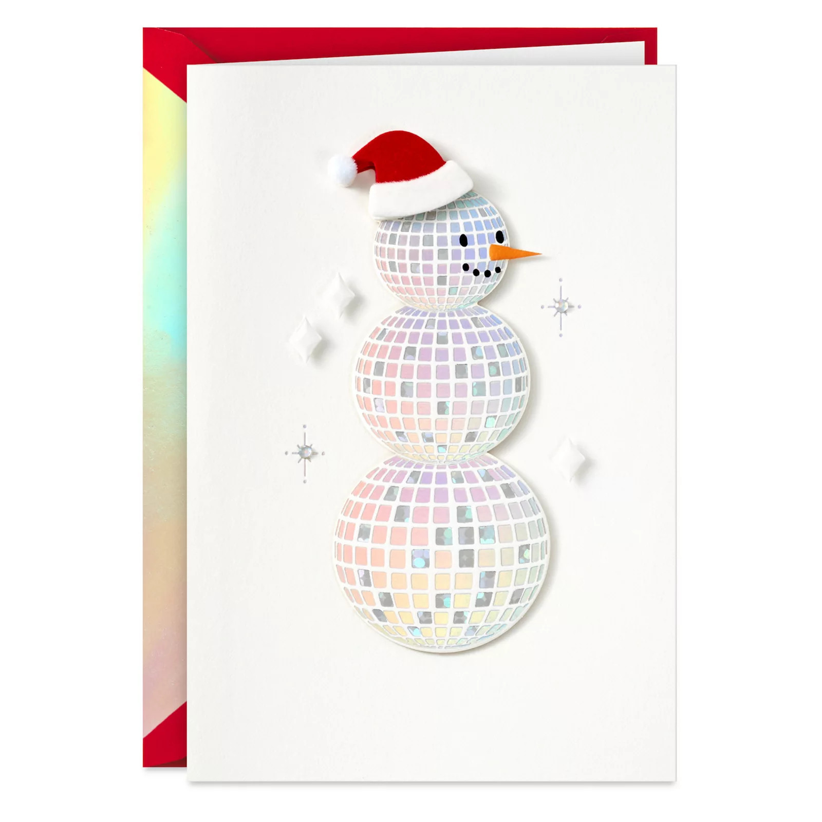 Hallmark Signature Holiday Card Disco Ball Snowman | Kohl's