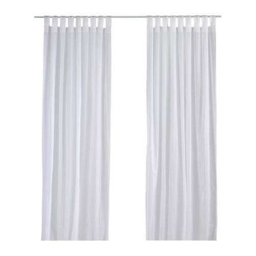 Ikea Matilda Sheer Curtains 1 Pair, White | Amazon (US)