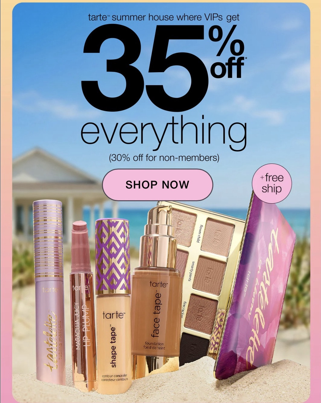 Exclusive LTK Member In app Sale WHO said spring glow-up costs a fortune? Not me!
LTK Glam Spring Exclusive: Score 35% off Tarte Summer House faves (30% non-members)—Shape Tape concealer, face tape, bronzer palette, eyeshadow quads. Beachy bronzed lids + flawless coverage incoming. Exclusive in-app, free shipping! Shop @glamorousmoni LTK NOW! #LTKsale #LTKspring #ShapeTape
Follow me @glamorousmoni for more

#LTKBeauty #LTKSpringSale