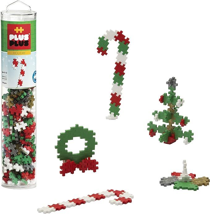 PLUS PLUS – Instructed Tube – 240 Piece Holiday Mix – Construction Building STEM | STEAM To... | Amazon (US)